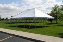 20' x 30' pole tent - 1 piece top
